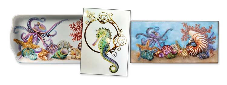 group of paintings by Susan Thumm